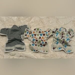 Thirsties Cloth Diaper Cover Set of 3, X-small